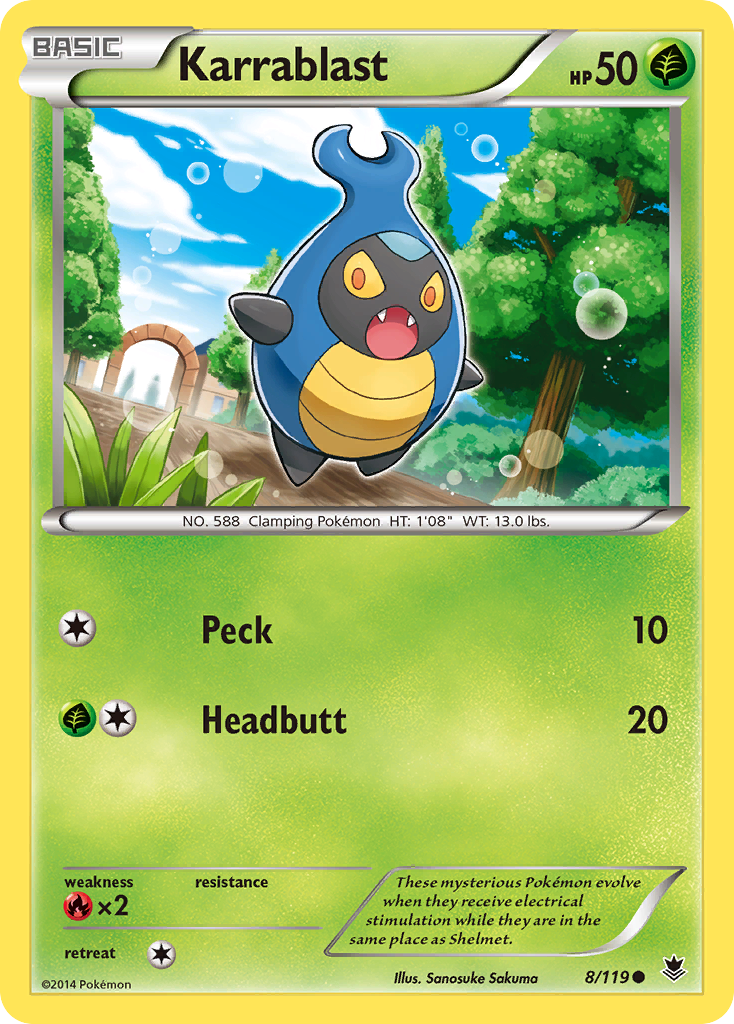 Karrablast (8/119) [XY: Phantom Forces] | Chromatic Games