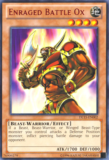 Enraged Battle Ox (Red) [DL15-EN002] Rare | Chromatic Games