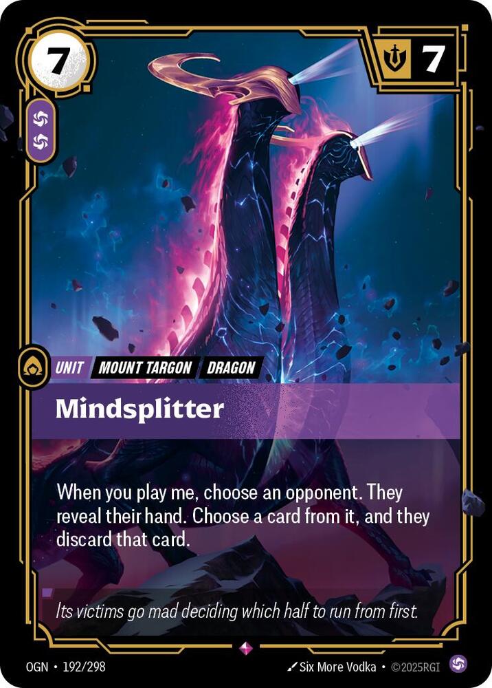 Mindsplitter 192/298 (Origins)  - Foil | Chromatic Games