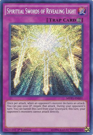 Spiritual Swords of Revealing Light [MVP1-ENS31] Secret Rare | Chromatic Games