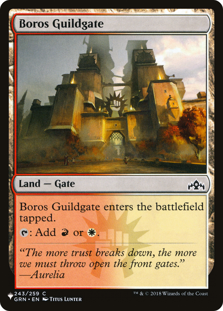 Boros Guildgate [The List] | Chromatic Games