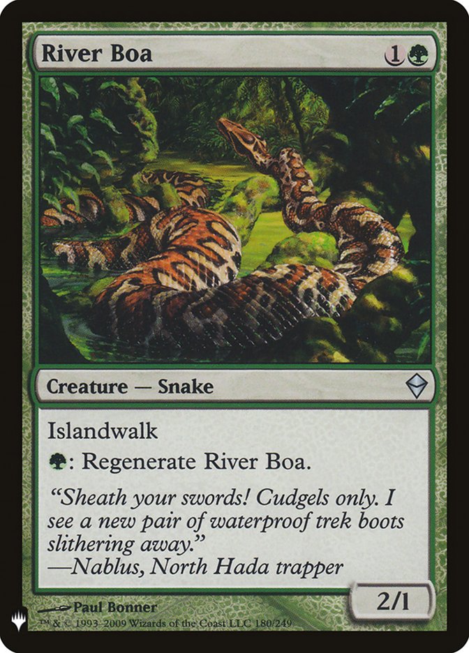 River Boa [Mystery Booster] | Chromatic Games