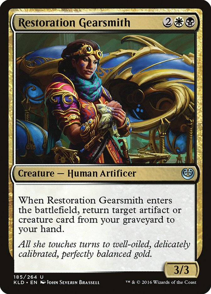 Restoration Gearsmith 185/264 (Kaladesh)  - Foil | Chromatic Games