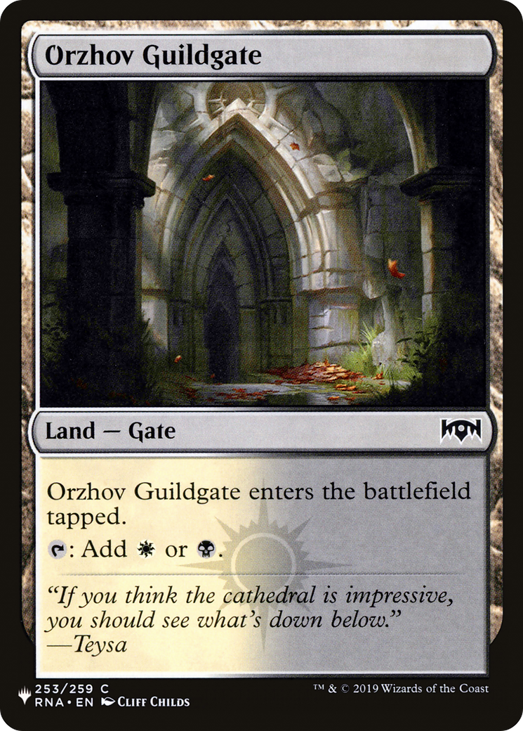 Orzhov Guildgate (253) [The List] | Chromatic Games