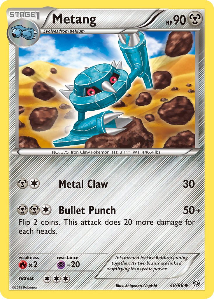 Metang (48/98) [XY: Ancient Origins] | Chromatic Games