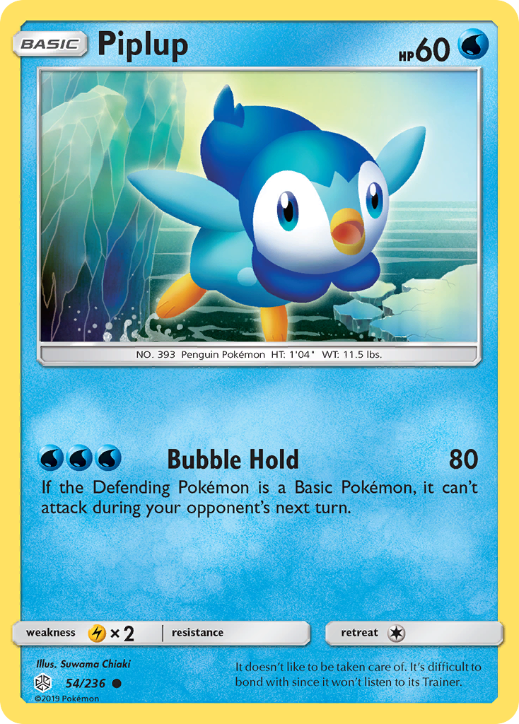 Piplup (54/236) [Sun & Moon: Cosmic Eclipse] | Chromatic Games