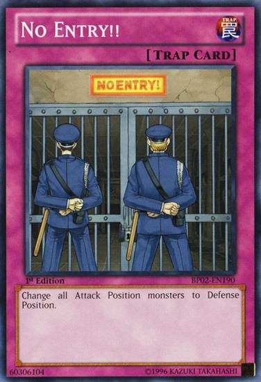 No Entry!! [BP02-EN190] Common | Chromatic Games