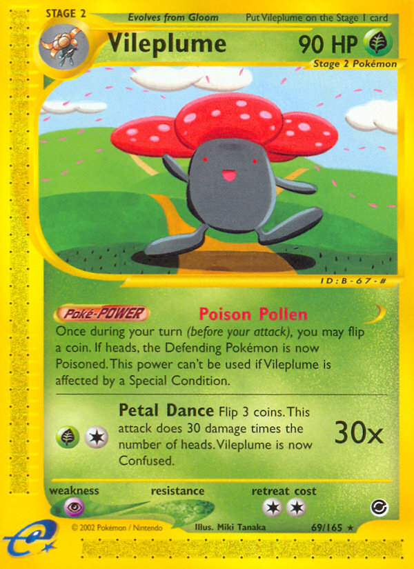 Vileplume (69/165) [Expedition: Base Set] | Chromatic Games