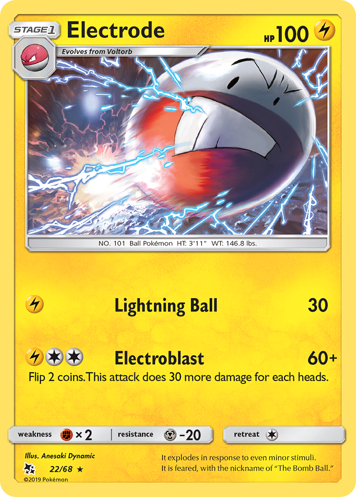 Electrode (22/68) [Sun & Moon: Hidden Fates] | Chromatic Games