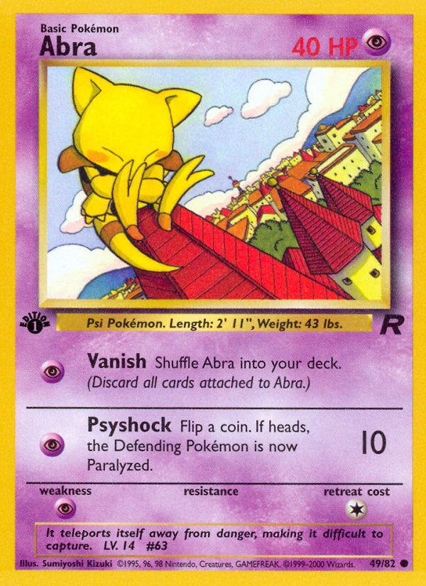 Abra (49/82) [Team Rocket 1st Edition] | Chromatic Games