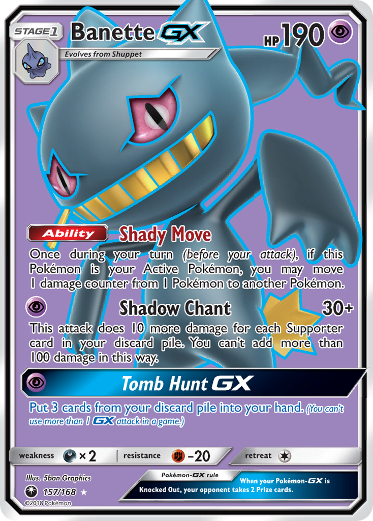 Banette GX (157/168) [Sun & Moon: Celestial Storm] | Chromatic Games