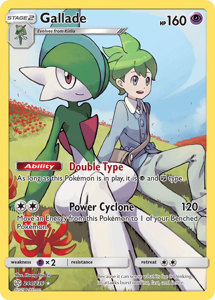 Gallade (244/236) [Sun & Moon: Cosmic Eclipse] | Chromatic Games