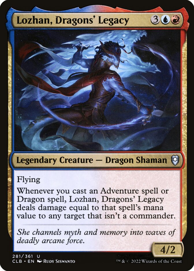 Lozhan Dragons Legacy 281 (Commander Legends: Battle for Baldur's Gate)  | Chromatic Games