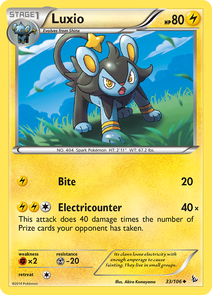 Luxio (33/106) [XY: Flashfire] | Chromatic Games