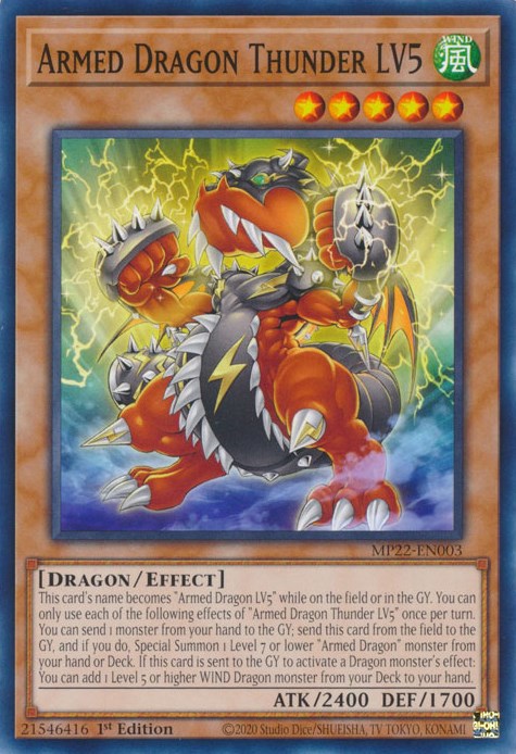 Armed Dragon Thunder LV5 [MP22-EN003] Common | Chromatic Games