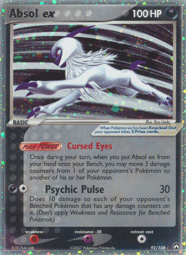 Absol ex (92/108) [EX: Power Keepers] | Chromatic Games