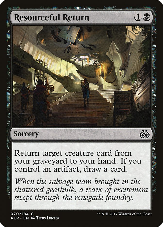 Resourceful Return 70/184 (Aether Revolt)  | Chromatic Games
