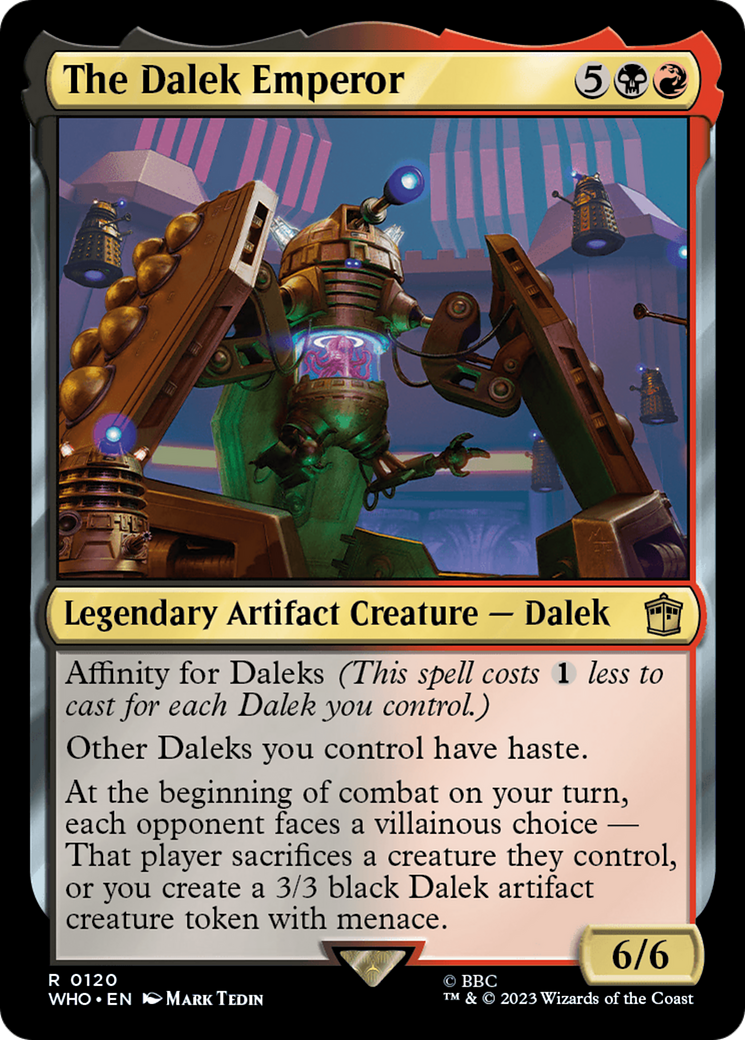 The Dalek Emperor (Extended Art) [Doctor Who] | Chromatic Games