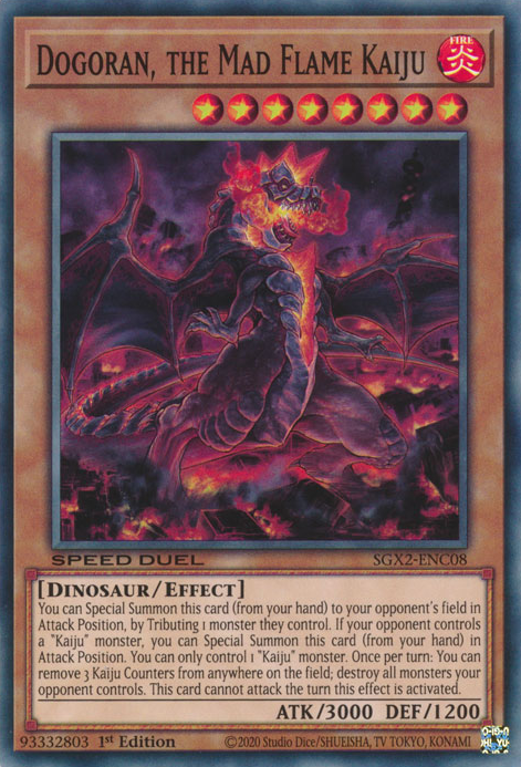 Dogoran, the Mad Flame Kaiju [SGX2-ENC08] Common | Chromatic Games