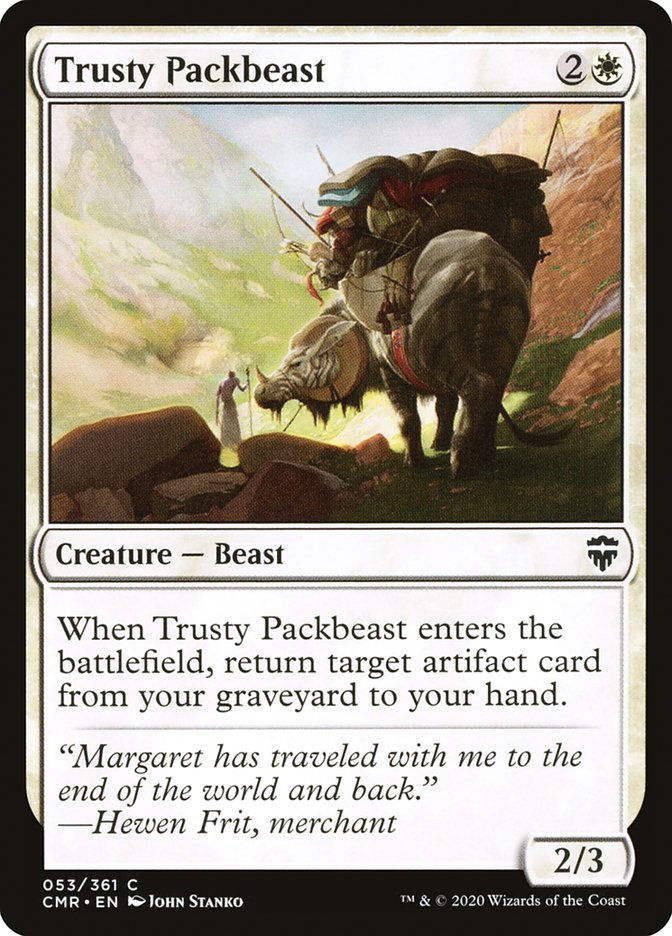 Trusty Packbeast 53 (Commander Legends)  - Foil | Chromatic Games