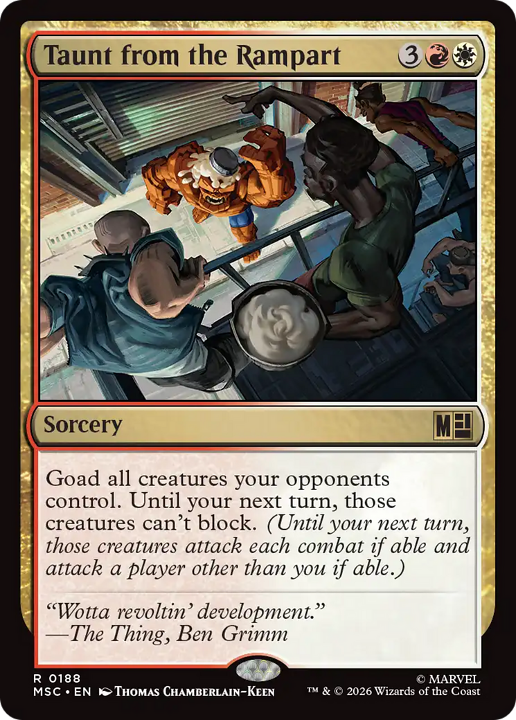 Taunt from the Rampart [Marvel Super Heroes Commander] | Chromatic Games