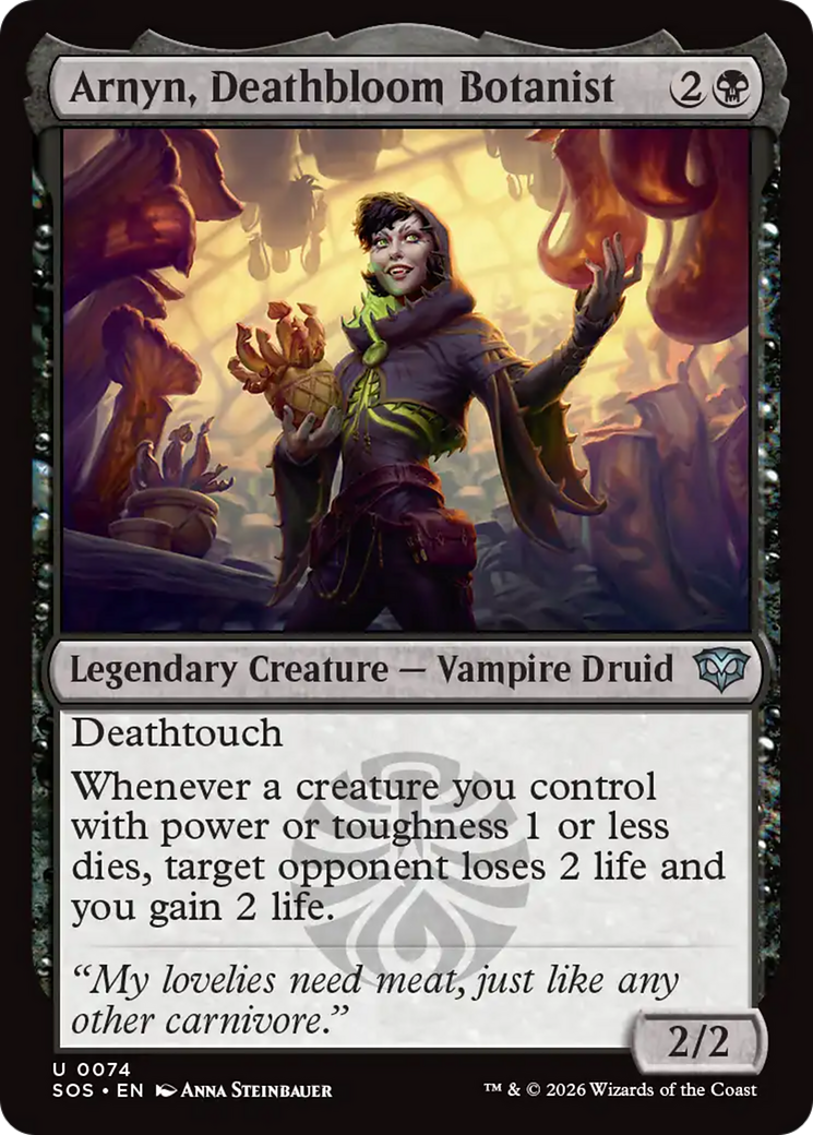 Arnyn, Deathbloom Botanist [Secrets of Strixhaven] | Chromatic Games