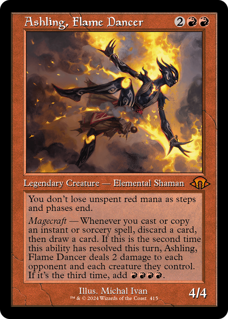 Ashling, Flame Dancer (Retro) [Modern Horizons 3] | Chromatic Games