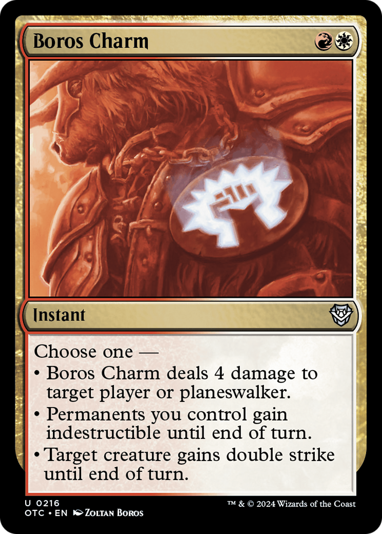 Boros Charm [Outlaws of Thunder Junction Commander] | Chromatic Games