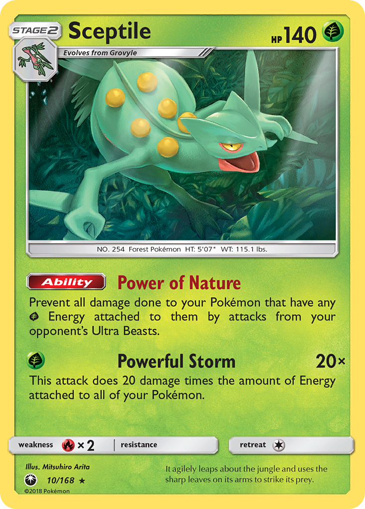 Sceptile (10/168) [Sun & Moon: Celestial Storm] | Chromatic Games