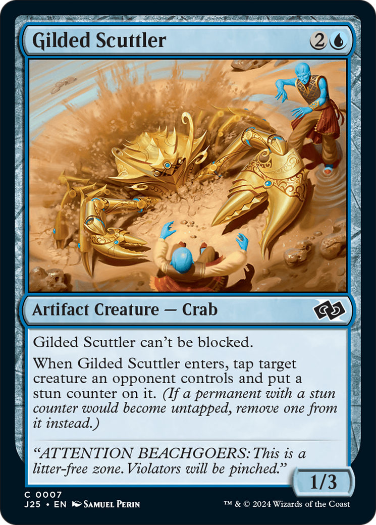 Gilded Scuttler [Foundations Jumpstart] | Chromatic Games