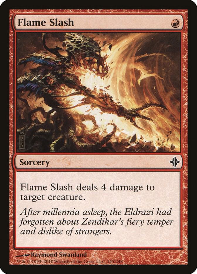 Flame Slash 145 (Rise of the Eldrazi)  | Chromatic Games