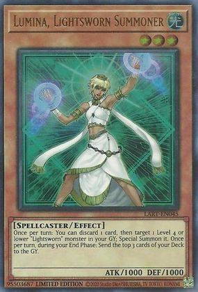 Lumina, Lightsworn Summoner [LART-EN045] Ultra Rare | Chromatic Games