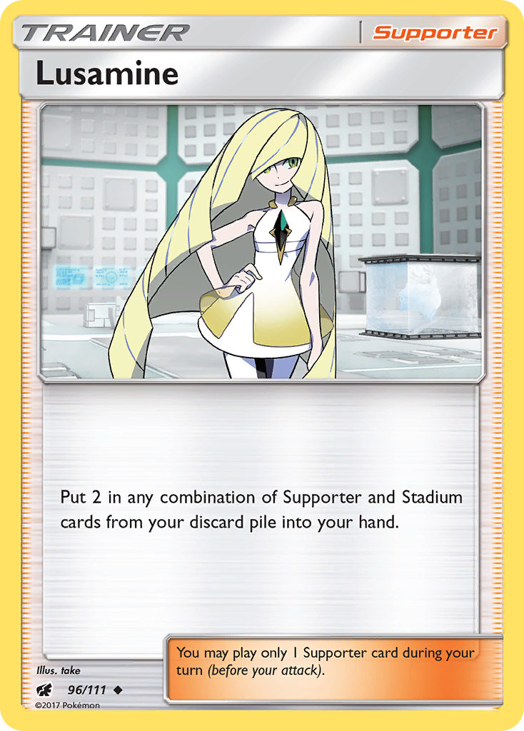 Lusamine (96/111) [Sun & Moon: Crimson Invasion] | Chromatic Games