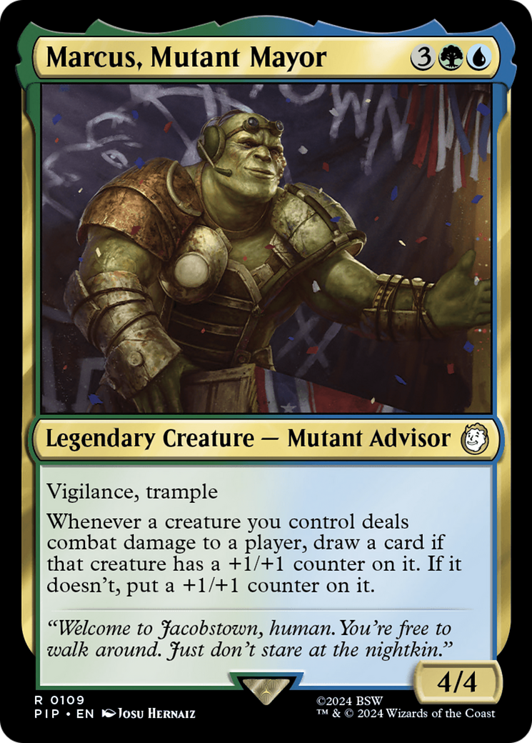 Marcus, Mutant Mayor [Fallout] | Chromatic Games