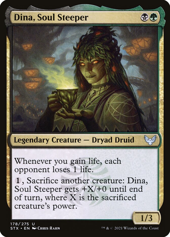Dina, Soul Steeper 178 (Strixhaven: School of Mages)  - Foil | Chromatic Games