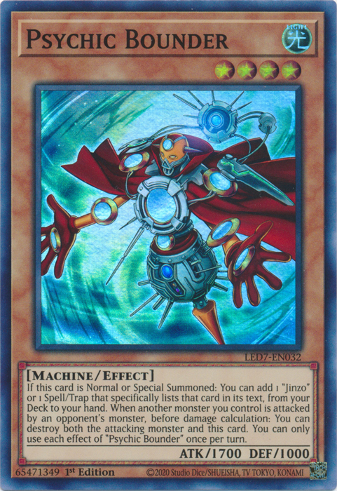 Psychic Bounder [LED7-EN032] Super Rare | Chromatic Games