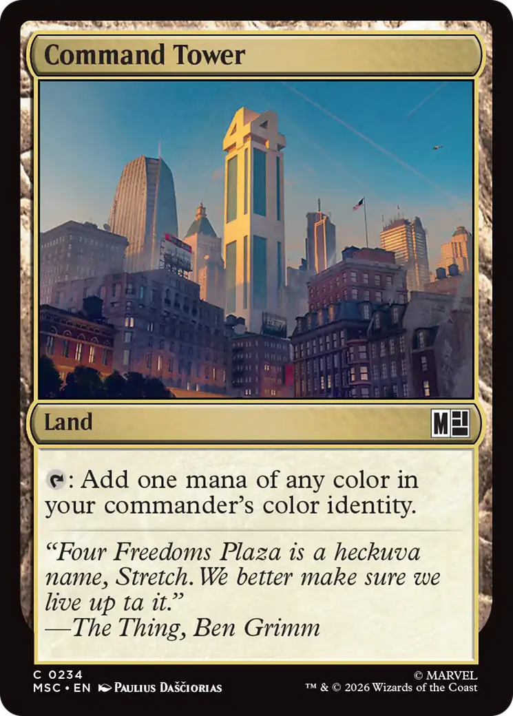 Command Tower (0234) [Marvel Super Heroes Commander] | Chromatic Games