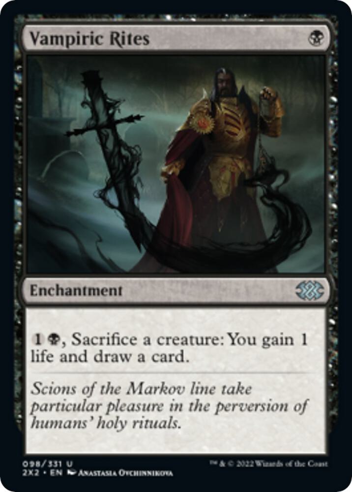 Vampiric Rites 98/331 (Double Masters 2022)  - Foil | Chromatic Games