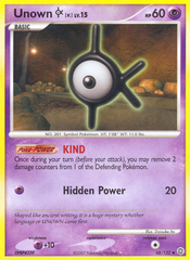 Unown K (68/132) [Diamond & Pearl: Secret Wonders] | Chromatic Games