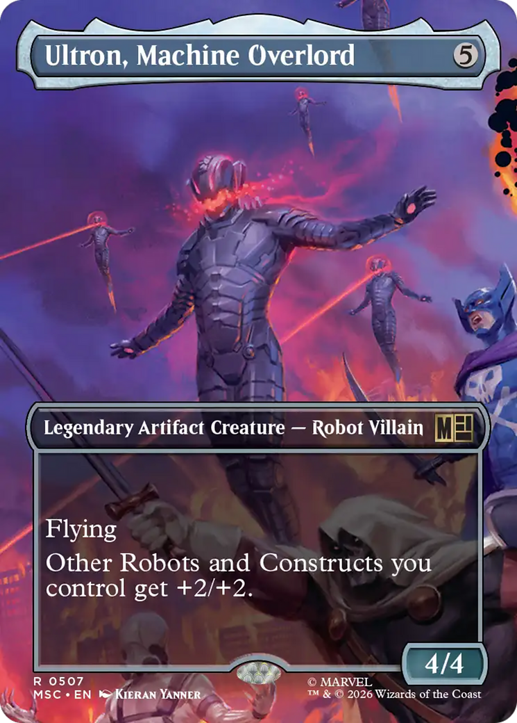 Ultron, Machine Overlord (Borderless) [Marvel Super Heroes Commander] | Chromatic Games