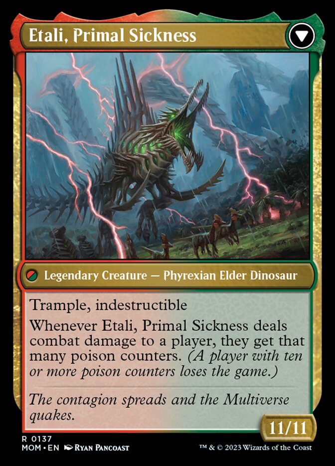 Etali, Primal Conqueror // Etali, Primal Sickness [March of the Machine] | Chromatic Games