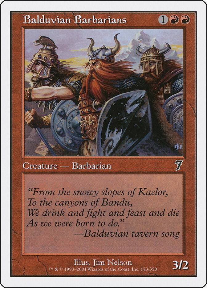 Balduvian Barbarians 173/350 (7th Edition)  | Chromatic Games