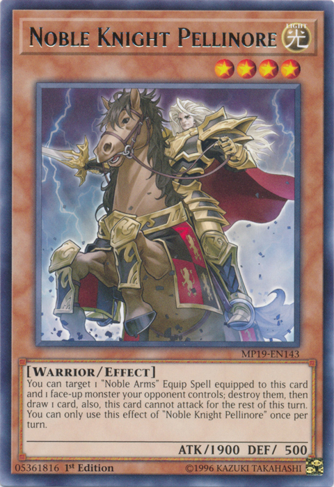 Noble Knight Pellinore [MP19-EN143] Rare | Chromatic Games