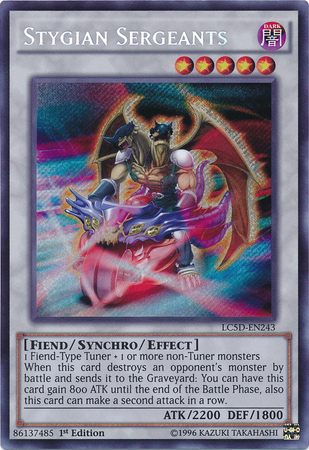 Stygian Sergeants [LC5D-EN243] Secret Rare | Chromatic Games