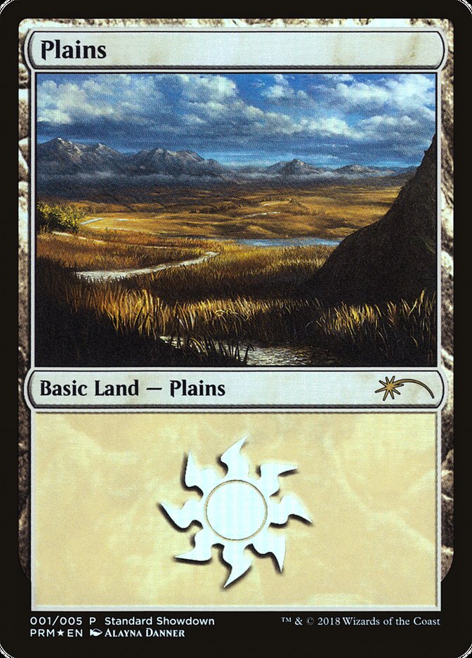 Plains (Alayna Danner) [Standard Showdown Promos] | Chromatic Games