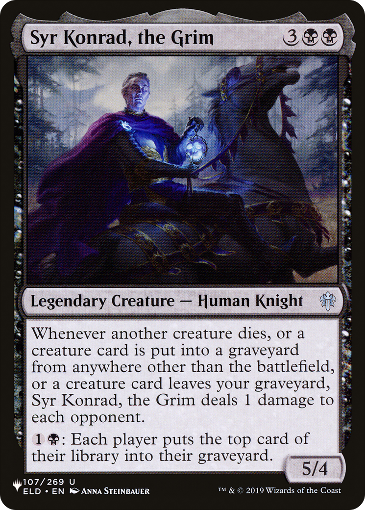 Syr Konrad, the Grim [The List] | Chromatic Games