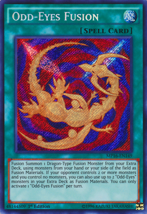 Odd-Eyes Fusion [MP16-EN149] Secret Rare | Chromatic Games