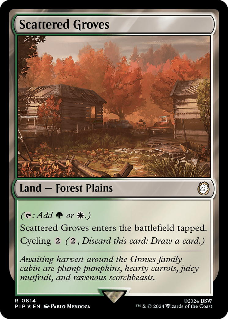 Scattered Groves (Surge Foil) [Fallout] | Chromatic Games