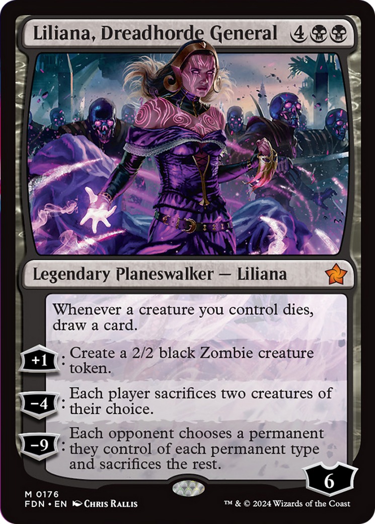 Liliana, Dreadhorde General [Foundations] | Chromatic Games