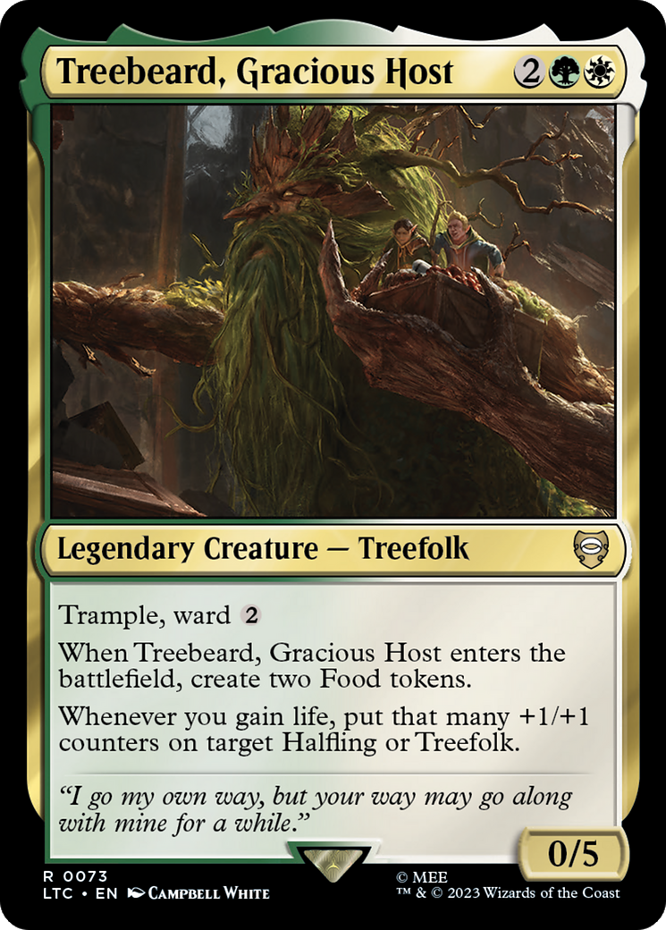 Treebeard, Gracious Host [The Lord of the Rings: Tales of Middle-Earth Commander] | Chromatic Games